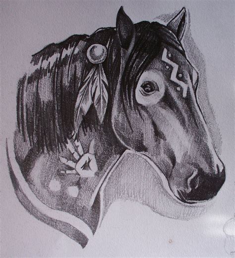 War Horse By Phantomphreaq On Deviantart Native American Horse