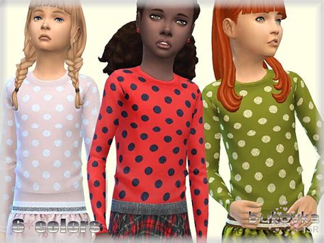 Shirt For Girls By Bukovka At Tsr Sims 4 Updates