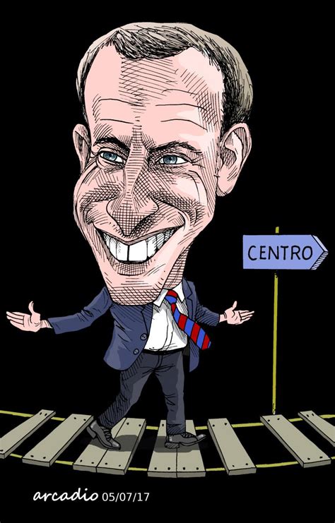 Emmanuel Macron France Cartoon Movement