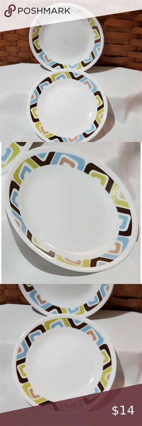 Squared By Corelle Livingware Bread And Butter Plates Set Of Corning Bread N Butter