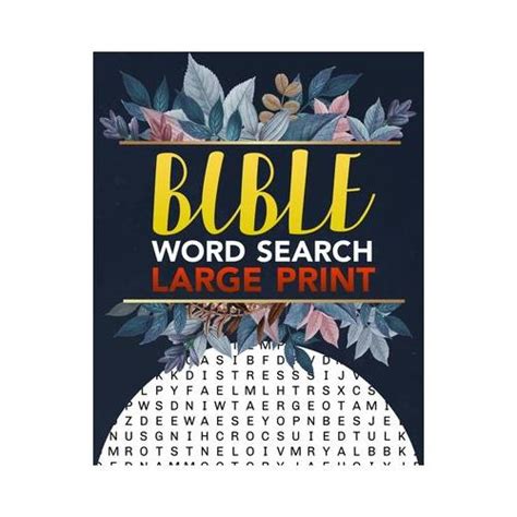 Bible Word Search Large Print 100 Bible Word Search Puzzle Book For