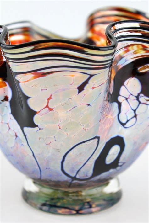 Hand Blown Art Glass Bowl Etsy Art Glass Bowl Hand Blown Glass Art