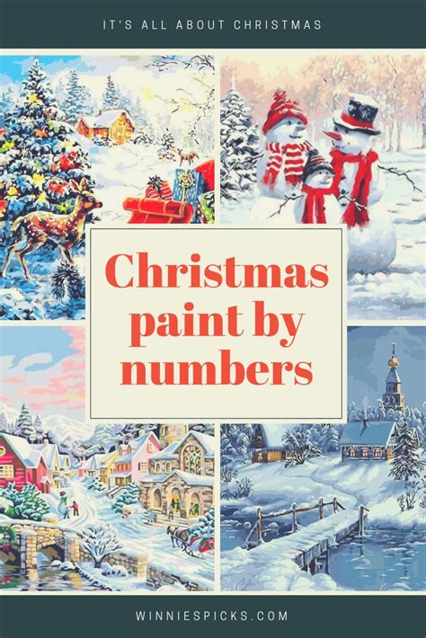 Christmas Paint By Numbers For Adults Paint By Number All Things