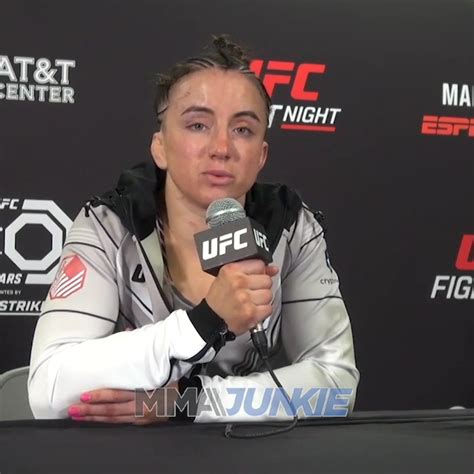 maycee barber chasing alexa grasso rematch after ufc on espn 43 alexa grasso ultimate