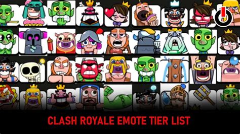 Clash Royale Emote Tier List 2023 Games Adda