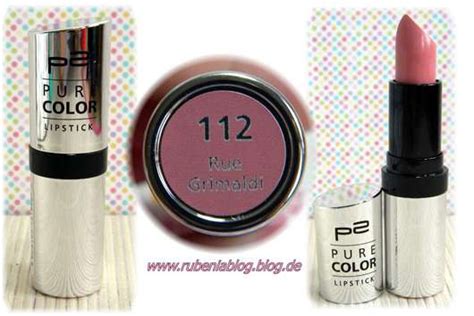 test lippenstift p2 pure color lipstick farbe 112 rue grimaldi pinkmelon