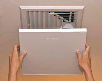 Vent covers completely cover an air register to redirect forced air to other areas. Elima-Draft Air Conditioner/Heater Ceiling/Wall Vent ...