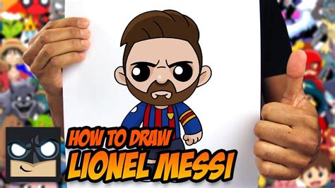 How To Draw Lionel Messi Step By Step Tutorial Easy Drawings