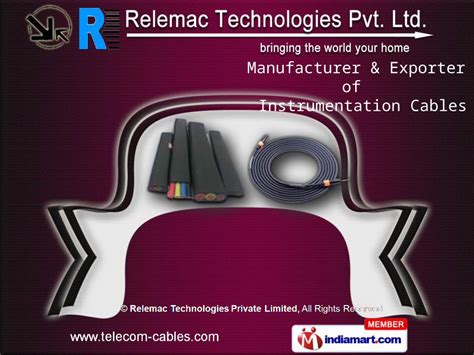 Pptx Wires And Cables By Relemac Technologies Private Limited New