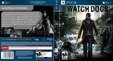 Watch Dogs Playstation 4 Box Art Cover By 1703joe