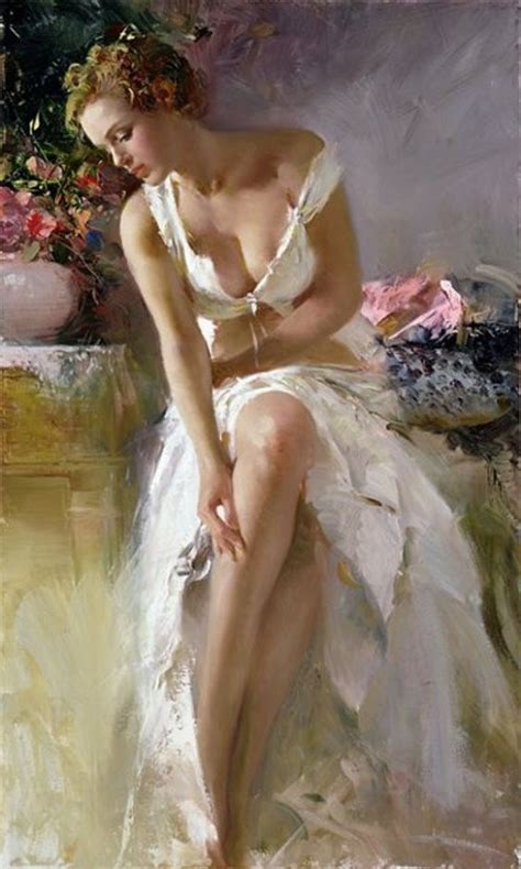 Nude Woman Portrait Impressionism On Oil Canvas China Nude Figure Oil