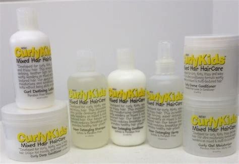 While biracial hair is a misnomer. Curly Kids Mixed Hair Care Products for Curly,Frizzy,Kinky ...