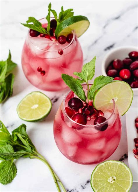 Light Refreshing Festive And Fun This Cranberry Mocktail Is