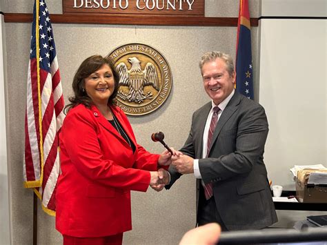 Caldwell Assumes Board Of Supervisors Presidency For New Year Desoto