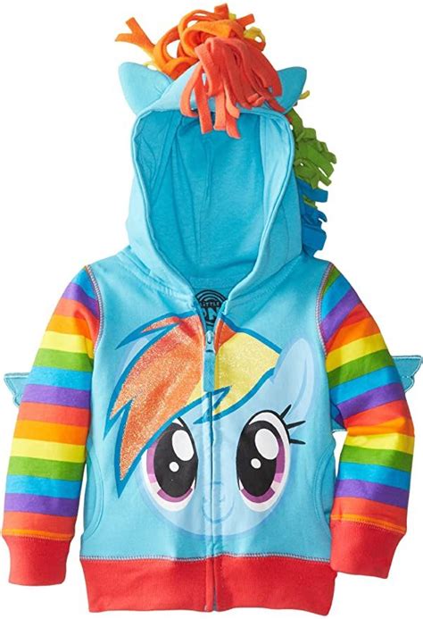 My Little Pony Toddler Girls Zip Up Hoodie Clothing Pony