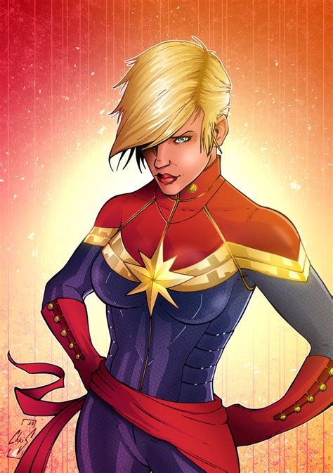 Captain Marvel Aka Carol Danvers By Spidertof On Deviantart