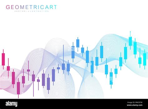 Stock Market Or Forex Trading Graph Chart In Financial Market Vector