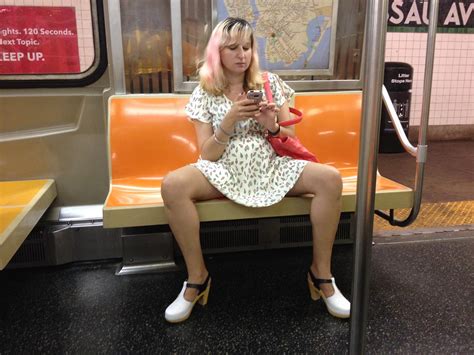 Feminist Whore Blogger Rides Subway With Legs Spread Triggers Bad Behavior In Me Please Help