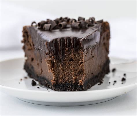 Chocolate Cheesecake Is A Chocolate Lover S Delight With An Oreo Cookie Crust Fil Chocolate