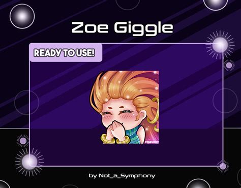 League Of Legends Zoe Giggle Emote For Twitch And Discord Etsy
