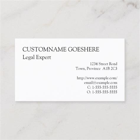 For domestic wires, $15 per incoming wire and $25 per outgoing wire 1 Basic, Humble & Professional Business Card | Zazzle.com ...