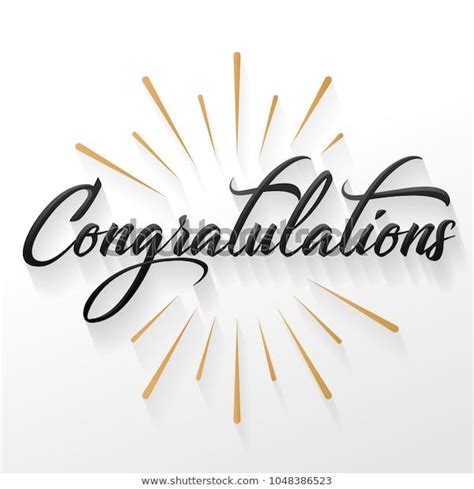 Find Congratulations Typography Lettering Handwritten Vector Greeting