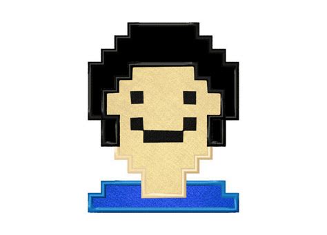 Pixel Boy Includes Both Applique And Stitched Blasto Stitch