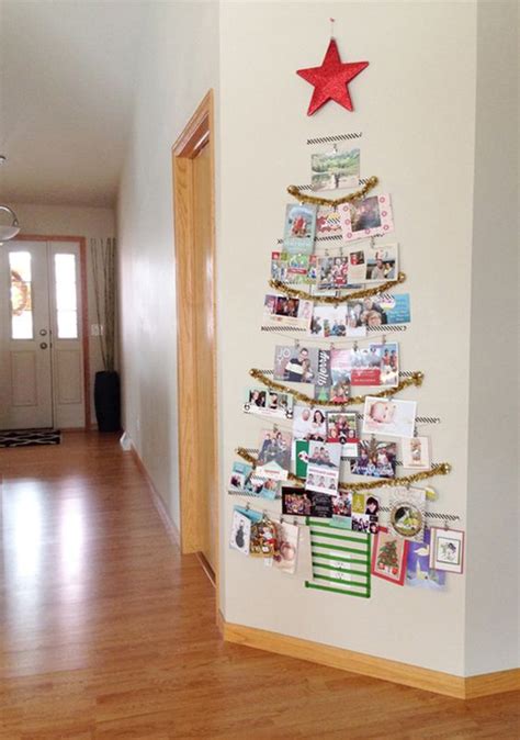 I love holiday decorating, holiday parties. 44 Best Christmas Card Display Ideas - DigsDigs