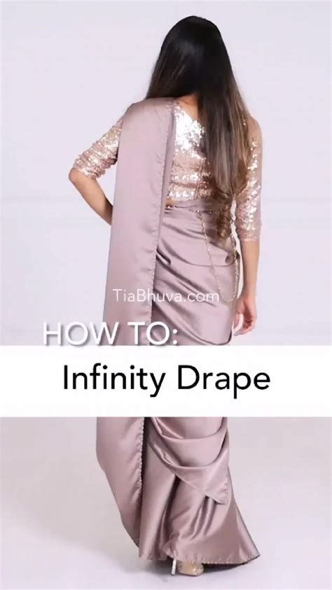 Infinity Drape How To Wear Saree For Beginners Easy Saree Draping