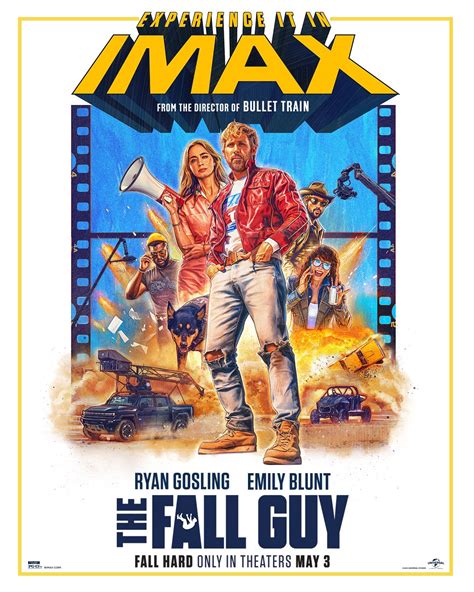 The Fall Guy Imax Poster Shows Ryan Gosling In Throwback Hollywood Style