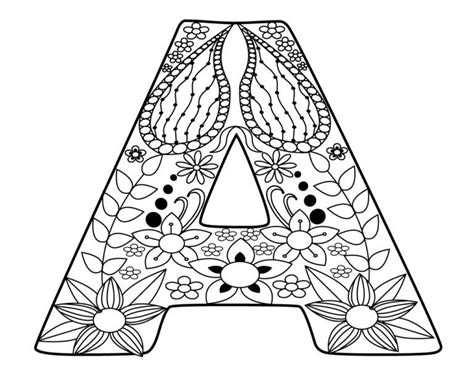 letter  coloring pages  toddlers