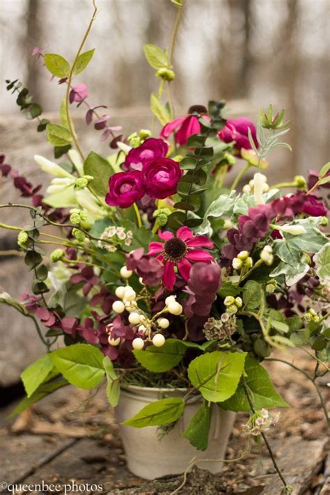 Shop pharmaca for plum flower today! This arrangement is made using pink/purple silk ...