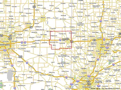 Maps For Richmond And Wayne County Indiana