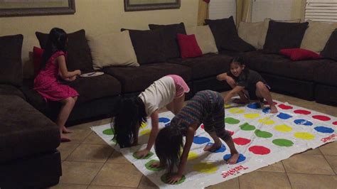 Twister Game Challenge Part 1 Girls Sleepover 2017 Youtube