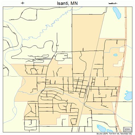 Isanti Minnesota Street Map 2731328