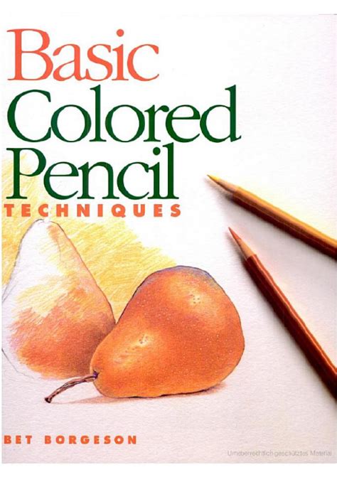 Basic Colored Pencil Techniques Estudos