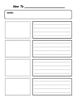 2nd grade printable lined writing paper with name and date template. How To Writing Planning Organizer by S Reynolds | TpT
