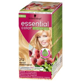 Краска для волос Essential Color 212 Светлый Золотисто-Русый | Цвет, стойкость, окрашивание ...