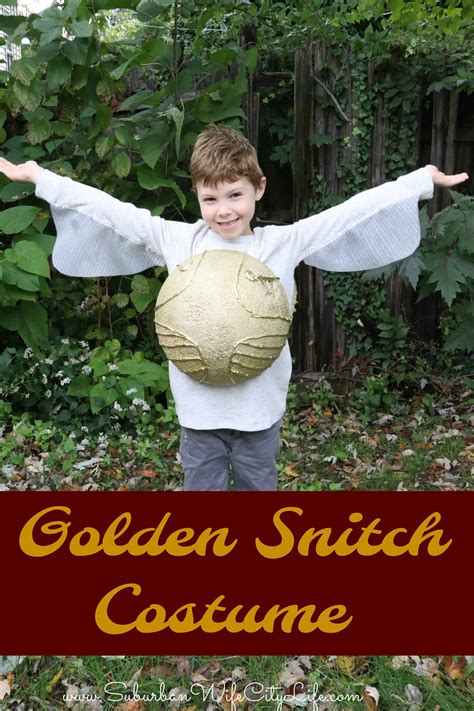 Golden Snitch Costume Suburban Wife City Life