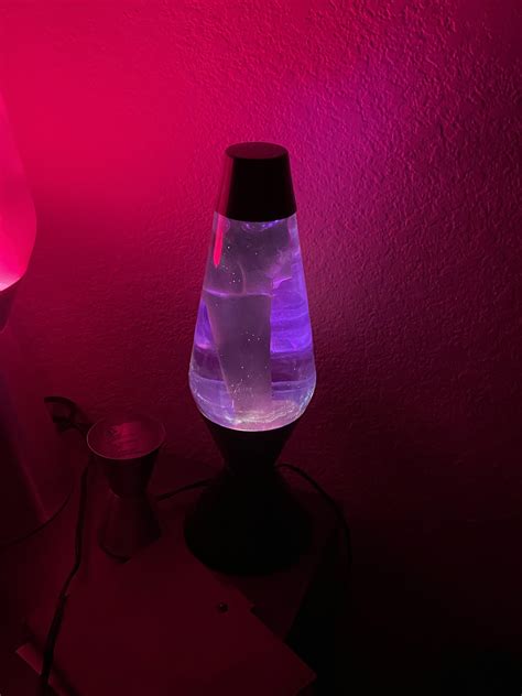 what is wrong with this spencer s lava lamp it s cloudy and has these hard to see bright