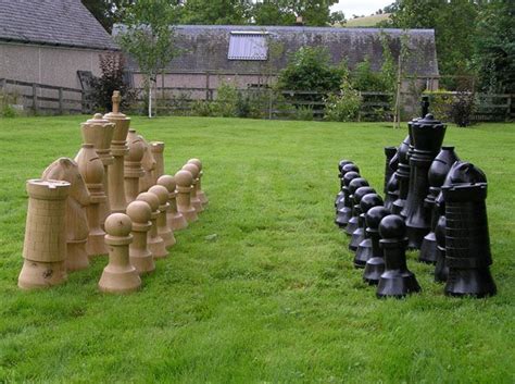 Whilst an artist in residence at instructables, i took up playing chess at lunch times against dave. traditional, outdoor chess set, oak, hand carved, Made in Scotland, wood turning, Scottish, wood ...