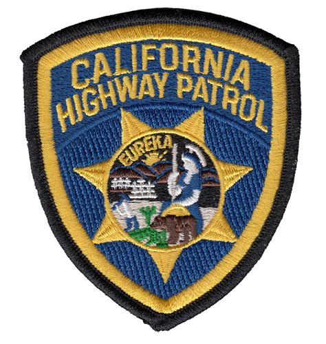 California Highway Patrol Patch 4x5 Heros Pride