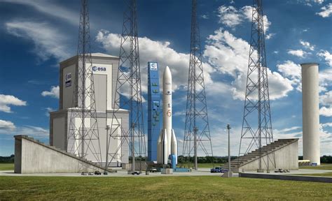 Watch The Gantry Europes New Ariane 6 Rocket Take Its 1st Test Drive