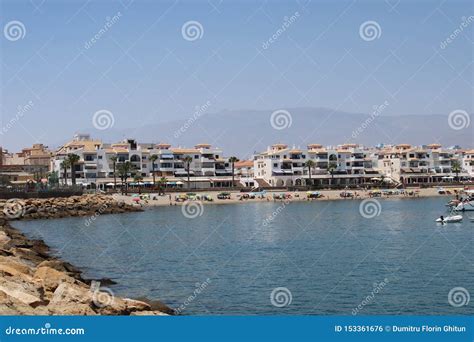 Place Of Leisure And Tourism On The Beach In Spain Editorial Photo Image Of Arms Travel