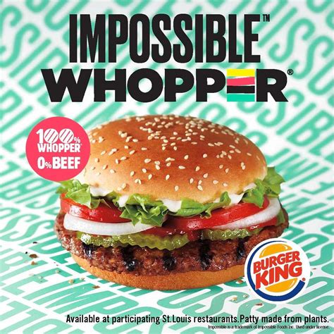 Burger king (bk) is an american multinational chain of hamburger fast food restaurants. Burger King's New Impossible Whoppers Are Completely Plant ...