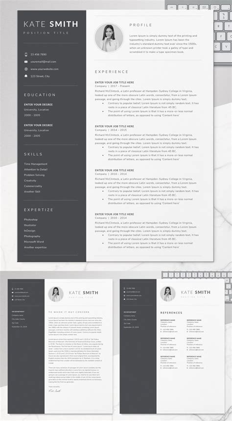 25 Clean Minimal Resume Templates Design Graphic Design Junction