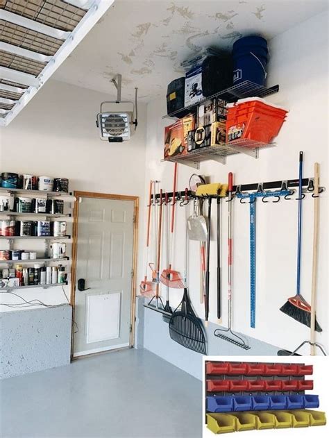 Ladder Storage Ideas In Garage And Storage Ideas For The Garage Tip