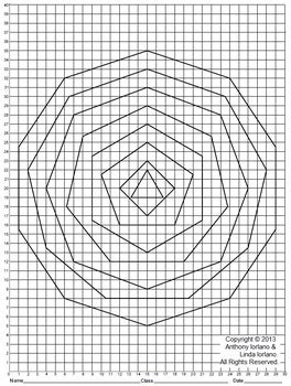 Polygons First Quadrant Coordinate Graphing Coordinate Drawing