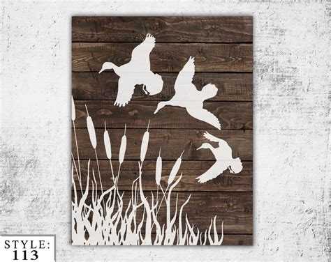 Wooden Ducks Sign 11x14 Home Decor Outdoors By Blayedstudios Hunting