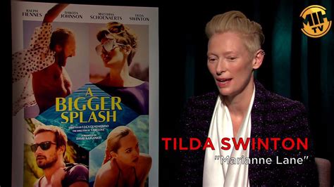 Tilda Swinton S Full Uncut Interview For A Bigger Splash Youtube